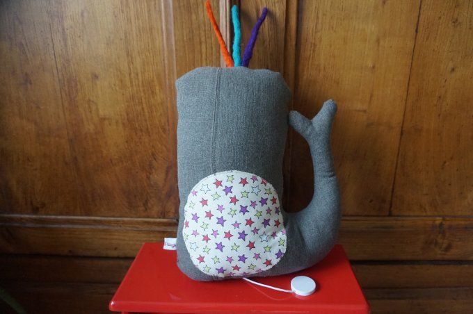 Doudou musical baleine