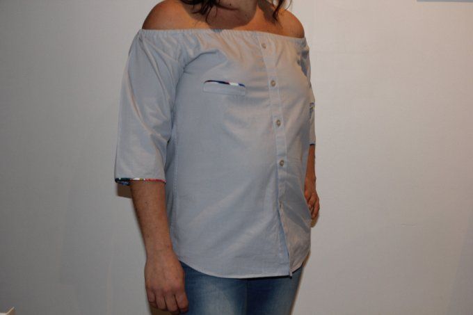 Blouse épaules nues